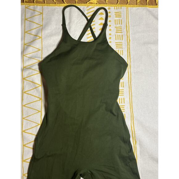 Bombshell Sportswear Bunny Bodysuit S NWT Green Women's Exercise Activewear Gym - Picture 3 of 8